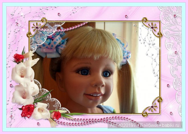 Новые наряды и бантики моих девочек. Коллекционные куклы Паула, Берит (фото 8)