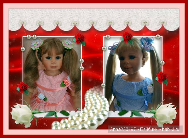 Новые наряды и бантики моих девочек. Коллекционные куклы Паула, Берит