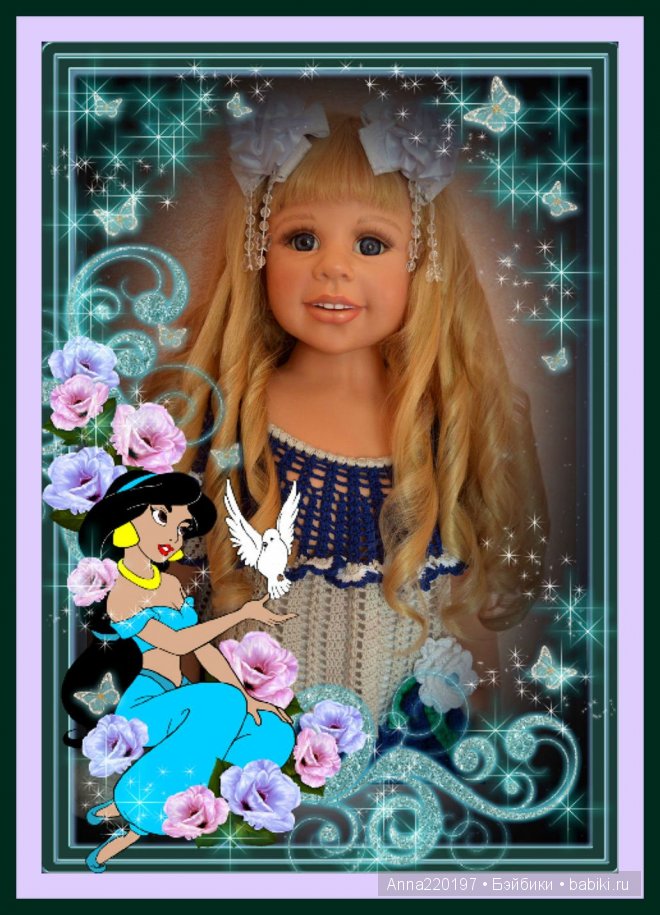 Новые наряды и бантики моих девочек. Коллекционные куклы Паула, Берит (фото 10)