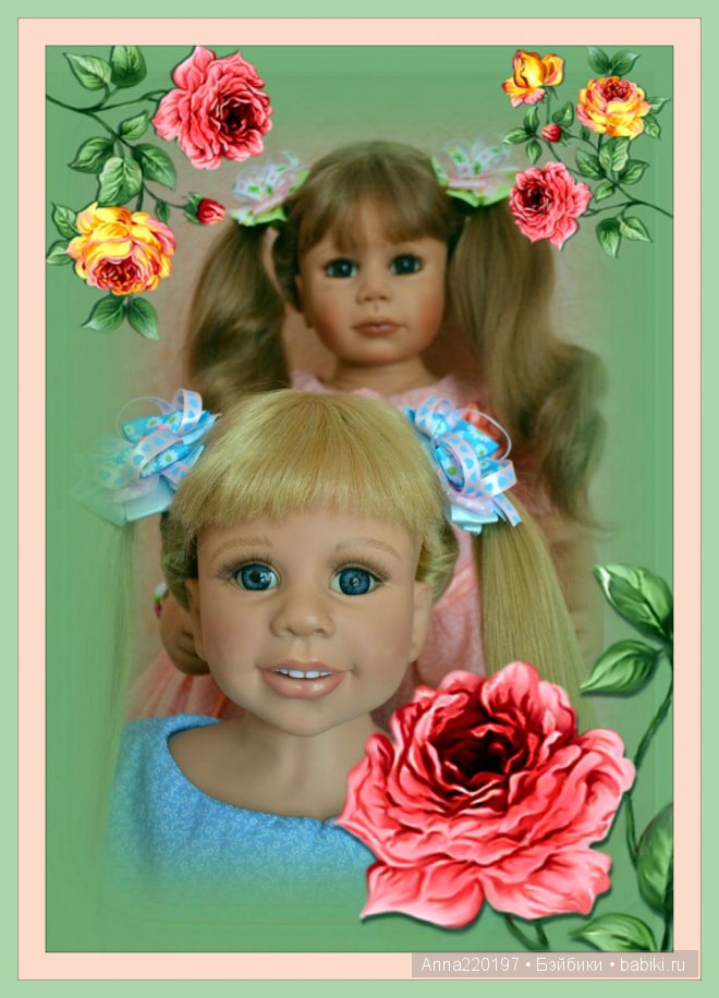 Новые наряды и бантики моих девочек. Коллекционные куклы Паула, Берит (фото 7)