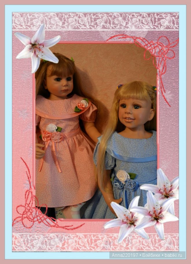 Новые наряды и бантики моих девочек. Коллекционные куклы Паула, Берит (фото 3)
