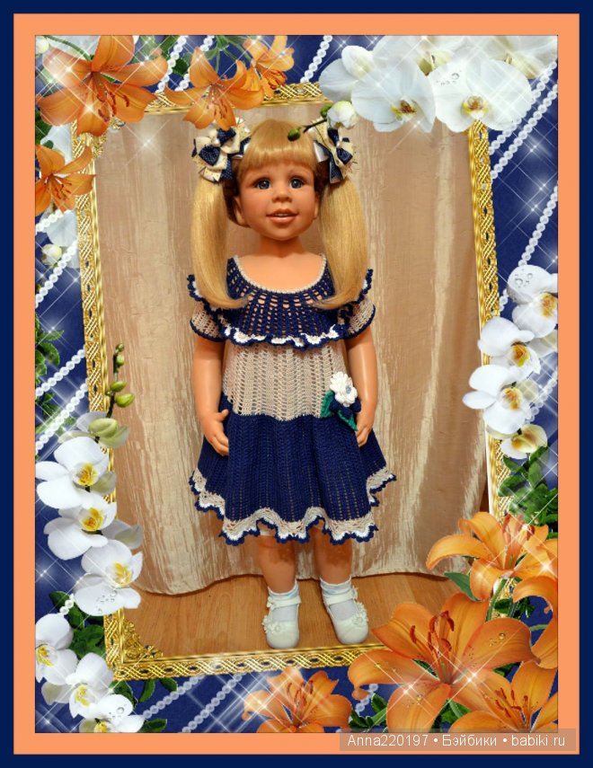 Новые наряды и бантики моих девочек. Коллекционные куклы Паула, Берит (фото 9)