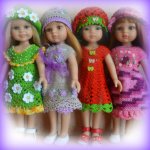 Разноцветная "стайка" моих малышек от Паоло Рейна