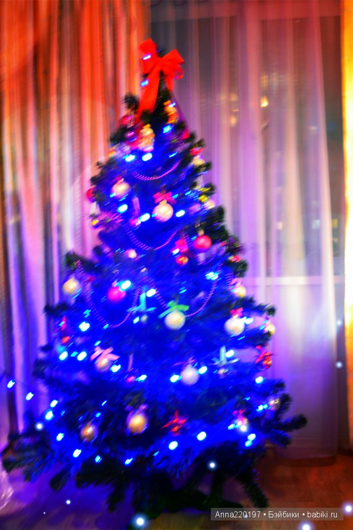 Новогодняя ночь в любимом цвете