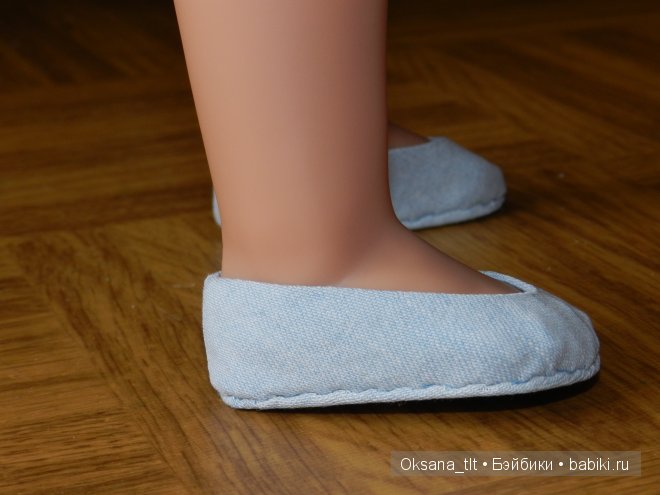 Мастер класс. Туфельки-балетки для куклы Готц Ханны (фото 3)