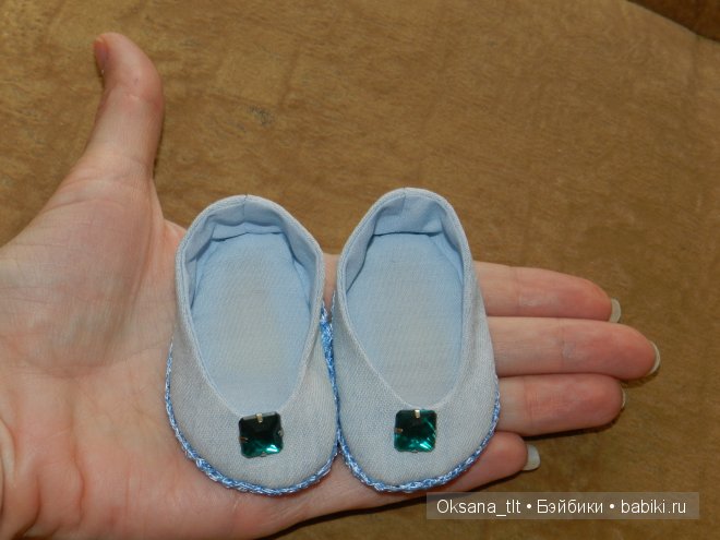 Мастер класс. Туфельки-балетки для куклы Готц Ханны (фото 7)