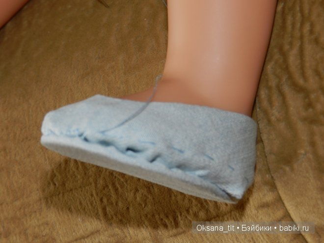 Мастер класс. Туфельки-балетки для куклы Готц Ханны (фото 2)
