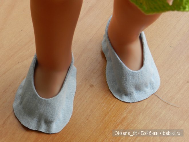 Мастер-класс. Туфельки-балетки для куклы Готц Ханны