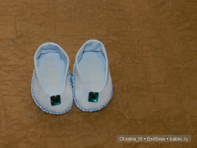Мастер класс. Туфельки-балетки для куклы Готц Ханны (фото 4)