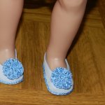 Мастер класс. Туфельки-балетки для куклы Готц Ханны