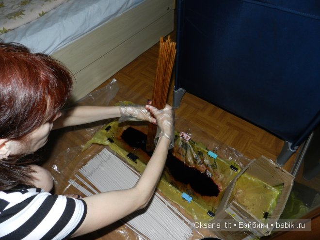 Мастер-класс по окрашиванию трубочек