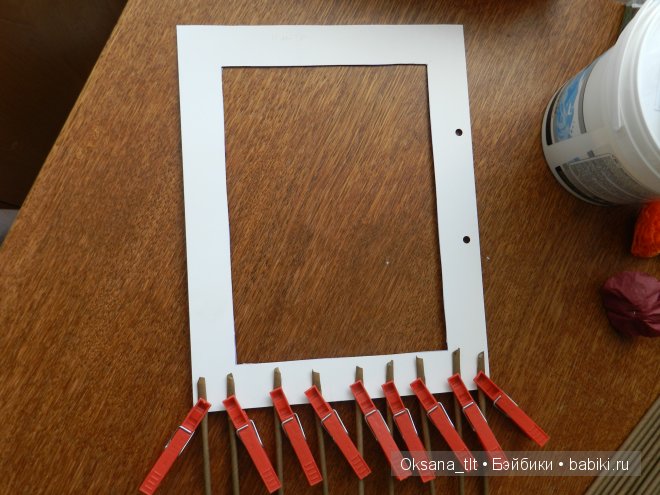 Мастер-класс плетения рамки для фото