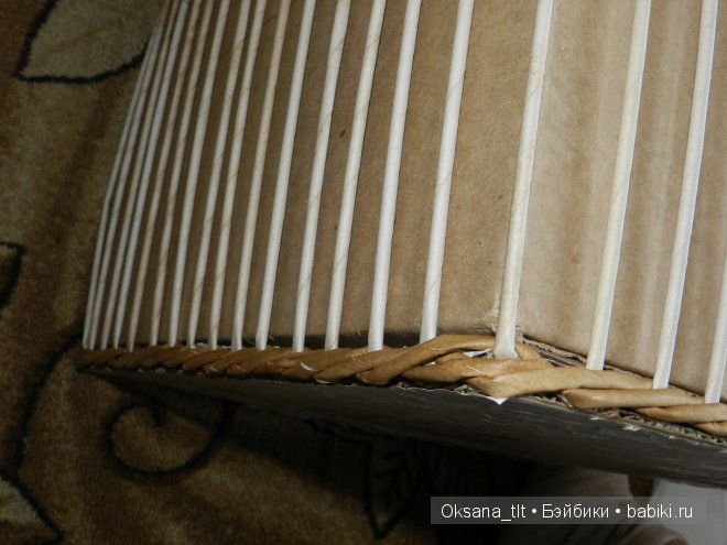 Мастер класс по плетению корзин из газет в 2 трубочки (фото 7)