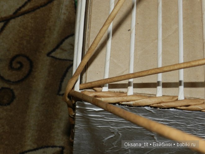 Мастер класс по плетению корзин из газет в 2 трубочки (фото 8)