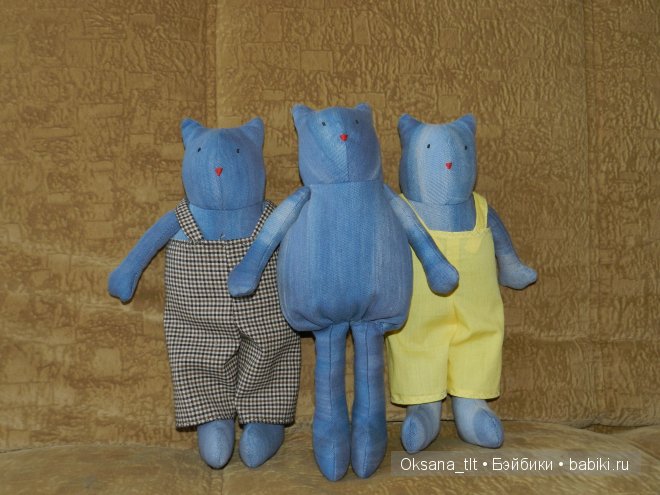 Джинсовые котики для деток