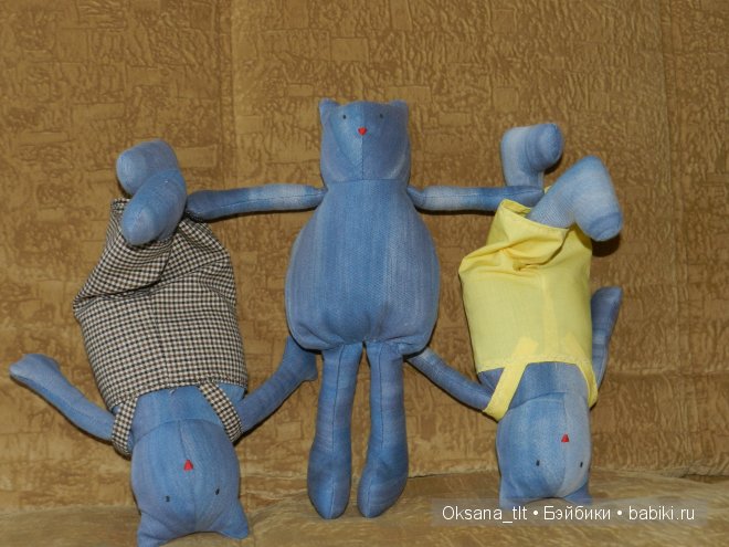 Джинсовые котики для деток (фото 6)