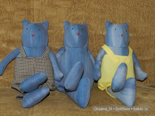 Джинсовые котики для деток (фото 7)