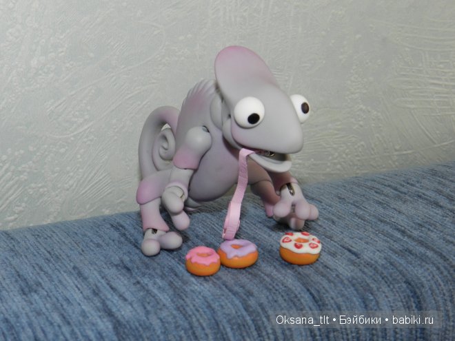 Печенька, шарнирный хамелеон от Маши Жуковой (фото 9)