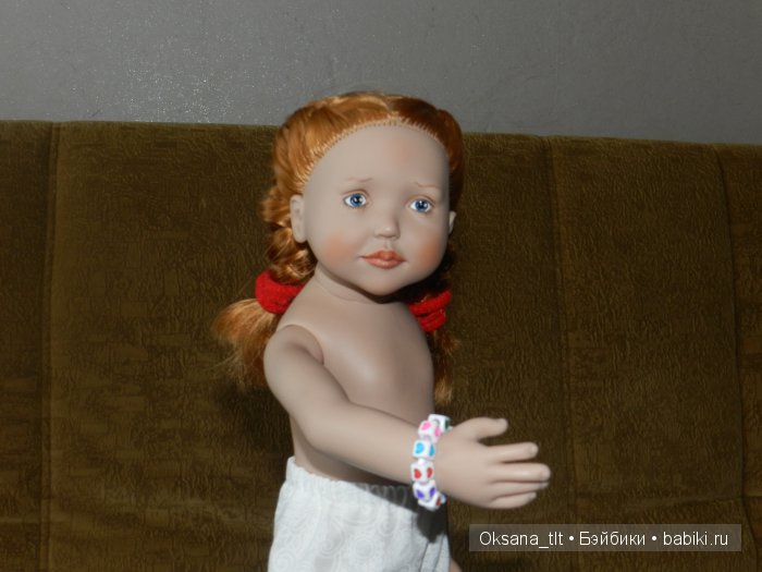 Вкусные платья с "огурчиками" и "сердечный" браслетик для Агнес от Zwergnase (фото 3)