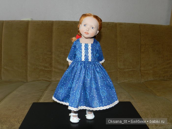 Вкусные платья с "огурчиками" и "сердечный" браслетик для Агнес от Zwergnase