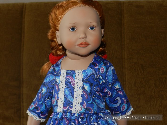 Вкусные платья с "огурчиками" и "сердечный" браслетик для Агнес от Zwergnase