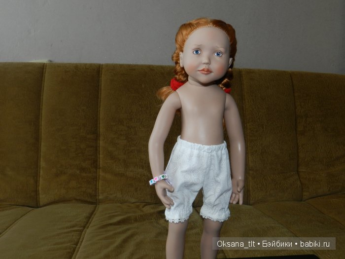 Вкусные платья с "огурчиками" и "сердечный" браслетик для Агнес от Zwergnase (фото 2)