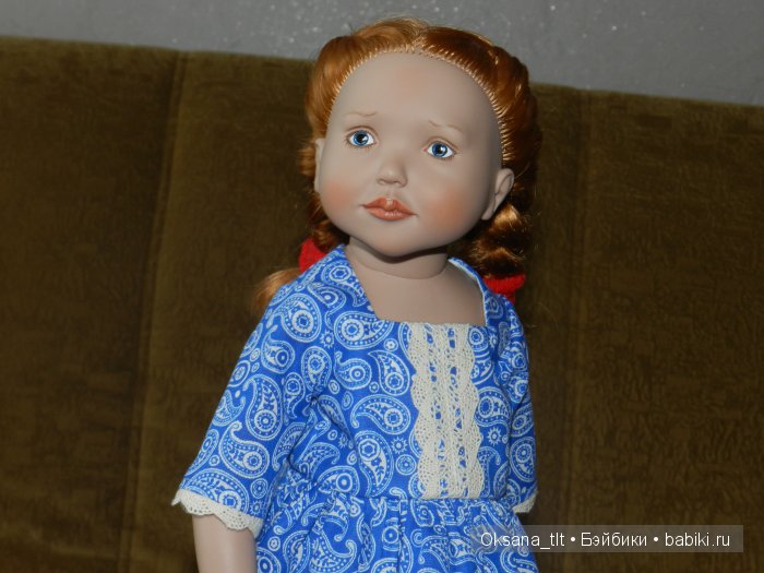 Вкусные платья с "огурчиками" и "сердечный" браслетик для Агнес от Zwergnase (фото 9)