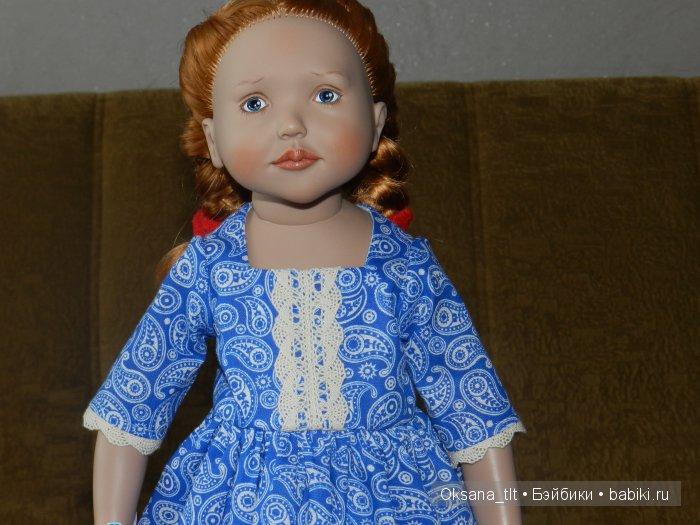 Вкусные платья с "огурчиками" и "сердечный" браслетик для Агнес от Zwergnase (фото 8)