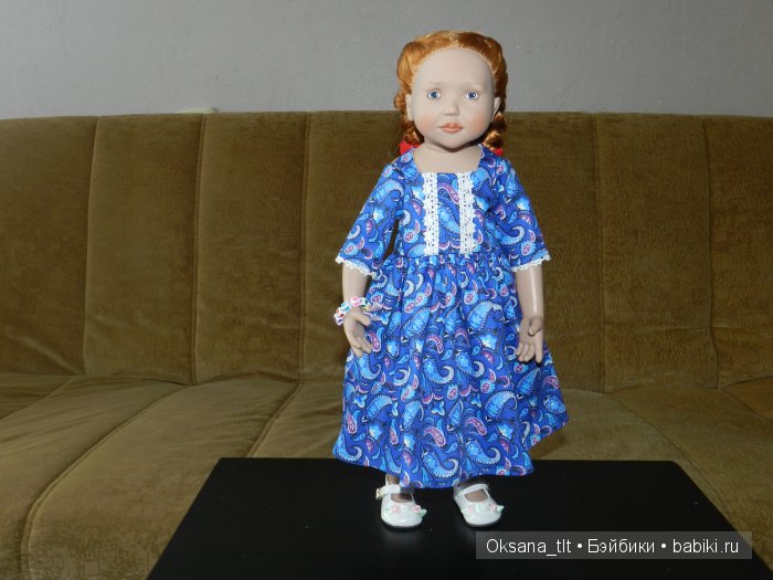 Вкусные платья с "огурчиками" и "сердечный" браслетик для Агнес от Zwergnase (фото 10)