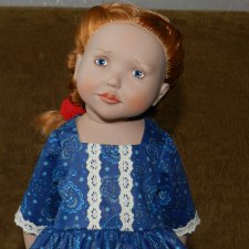 Вкусные платья с  "огурчиками" и "сердечный" браслетик для Агнес от Zwergnase