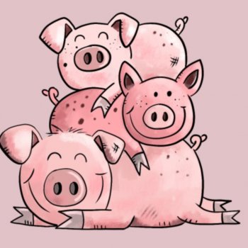 Осадки в виде поросят