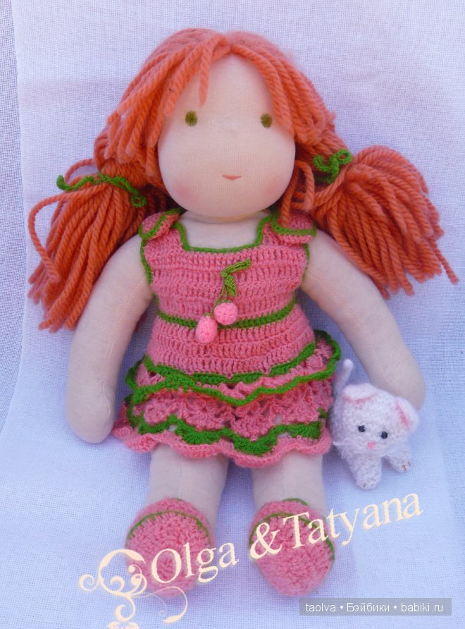 вальдорфская кукла Малинка автор Ольга и Татьяна вальдорфская кукла Малинка автор Ольга и Татьяна