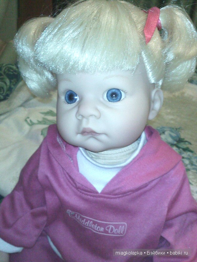 Нашей Анютке годик, кукла от Lee Middleton