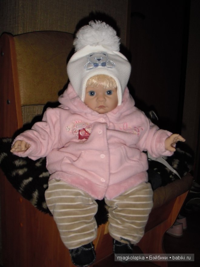 Нашей Анютке годик, кукла от Lee Middleton