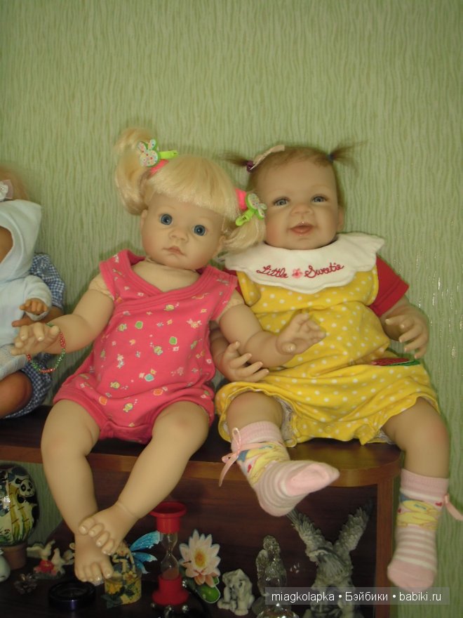 Нашей Анютке годик, кукла от Lee Middleton