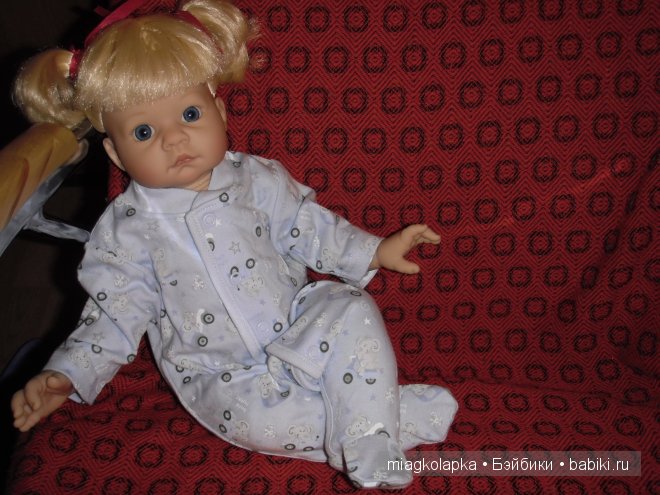 Нашей Анютке годик, кукла от Lee Middleton (фото 4)