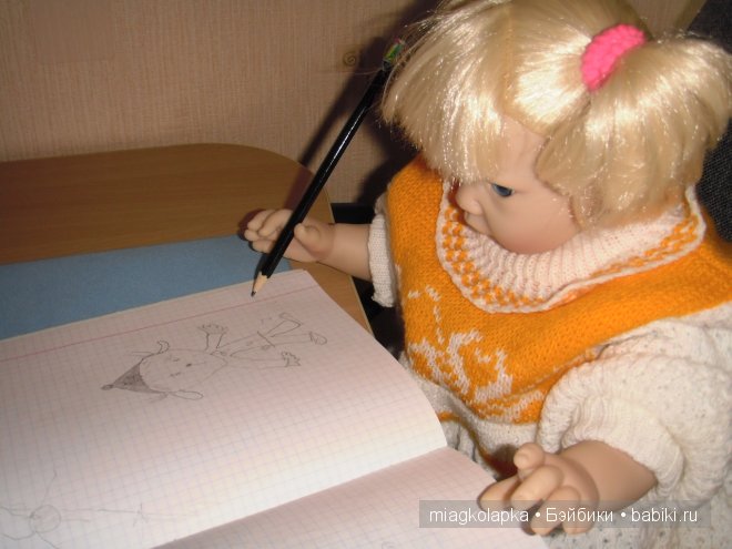 Нашей Анютке годик, кукла от Lee Middleton (фото 9)