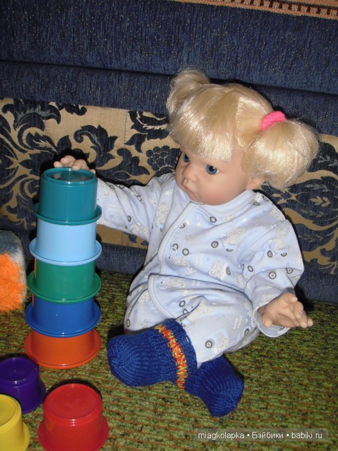 Нашей Анютке годик, кукла от Lee Middleton (фото 7)