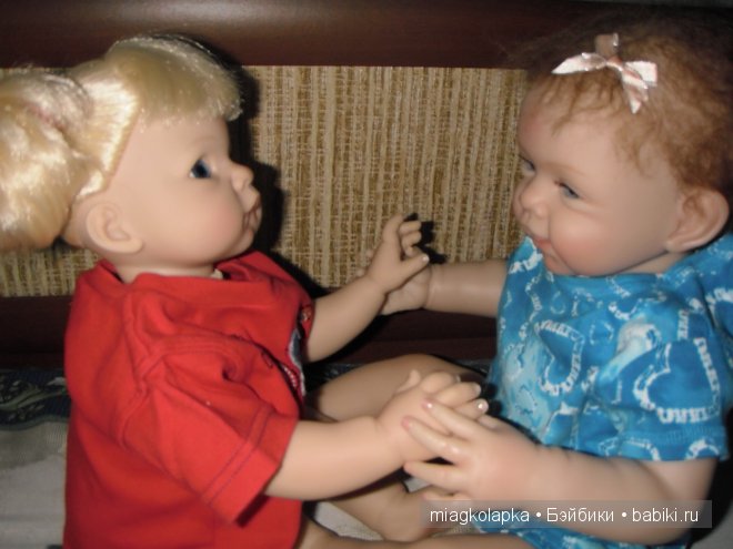 Нашей Анютке годик, кукла от Lee Middleton