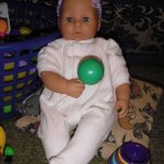 Сонюшка приехала. Анабелька первой версии (Baby Annabell)