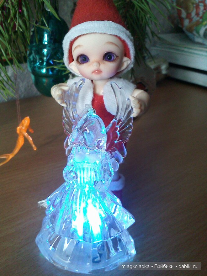 Главное что бы костюмчик сидел... Рождественский наряд для Никуши пуки-пуки Нико от Фэйриленд (фото 10)