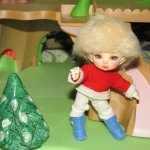 Санта-Санька,Новый Год и....кто спрятался в сундуке?