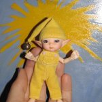 Капля света на ладонь попала...2ч (handmade)