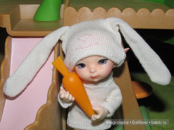 Кто я? Угадай-ка!!! Ну конечно зайка(handmade одежда на realpuki) (фото 7)
