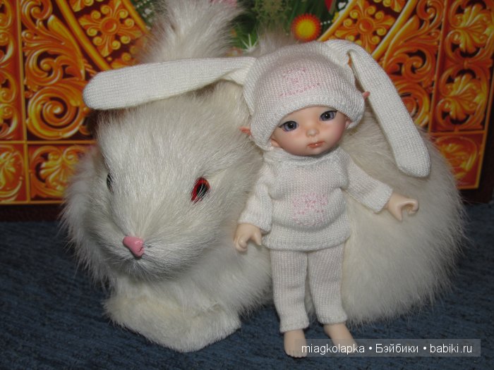 Кто я? Угадай-ка!!! Ну конечно зайка(handmade одежда на realpuki)