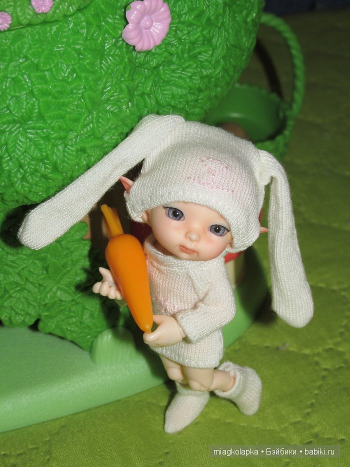 Кто я? Угадай-ка!!! Ну конечно зайка(handmade одежда на realpuki) (фото 8)