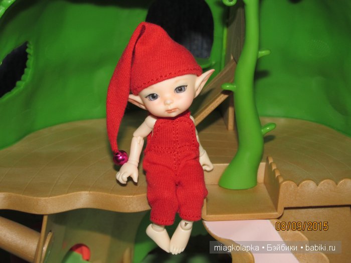 Эльфики бывают разные: бирюзовые, желтые, красные ......маленькие отблески радуги у нас дома (handmade одежда) (фото 7)