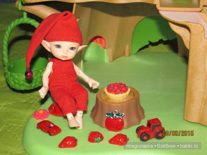 Эльфики бывают разные: бирюзовые, желтые, красные ......маленькие отблески радуги у нас дома (handmade одежда) (фото 4)