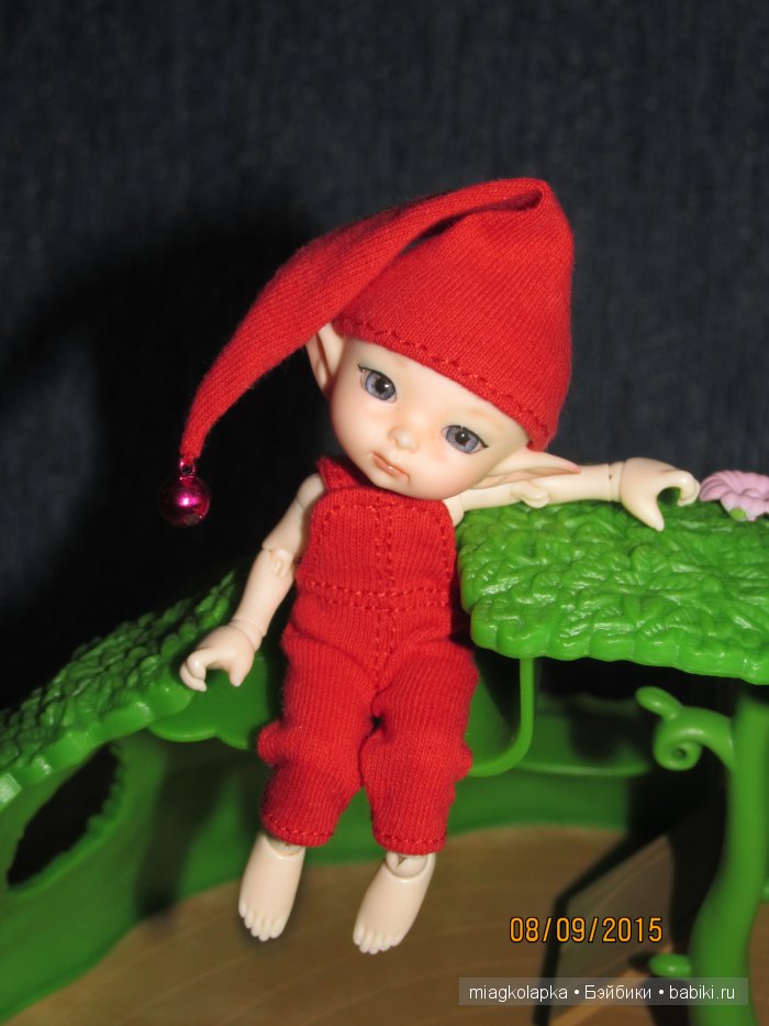 Эльфики бывают разные: бирюзовые, желтые, красные ......маленькие отблески радуги у нас дома (handmade одежда) (фото 8)