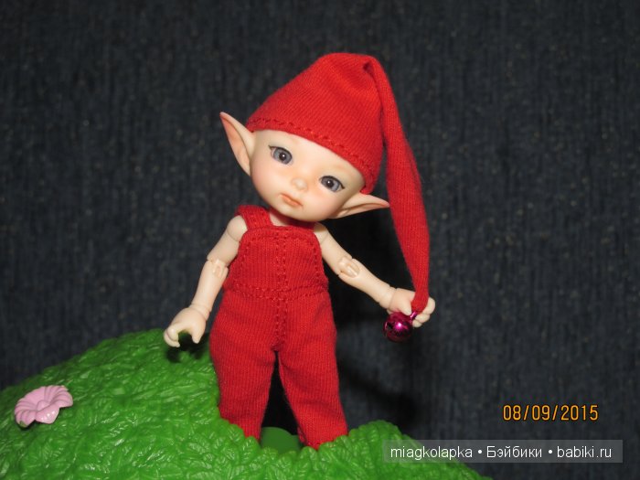 Эльфики бывают разные: бирюзовые, желтые, красные ......маленькие отблески радуги у нас дома (handmade одежда) (фото 10)